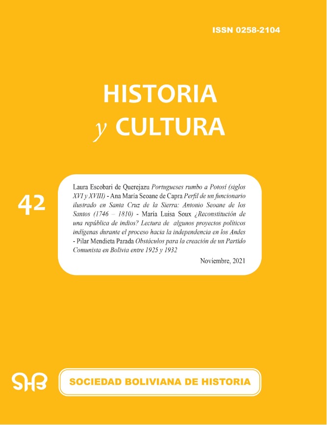 					Ver Núm. 42 (2021): Historia y Cultura 
				