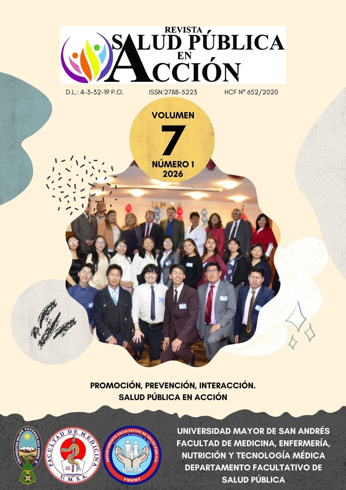 					Ver Vol. 7 Núm. 1 (2026): Salud Pública en Acción
				